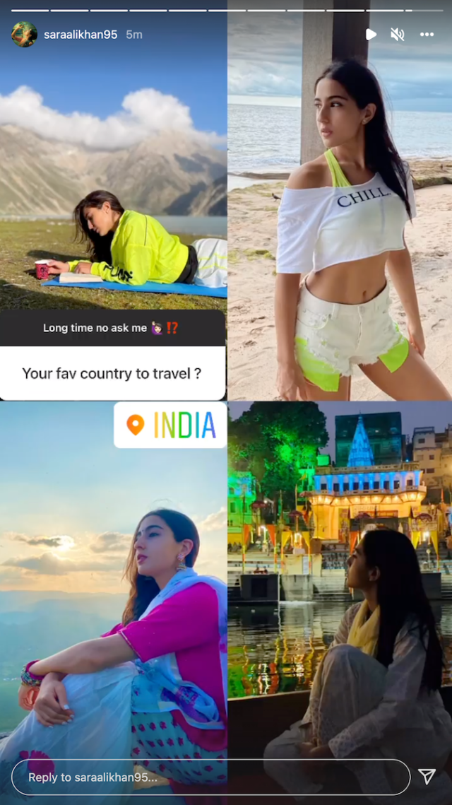 Sara Ali Khan in Bathing Suit Calls India 