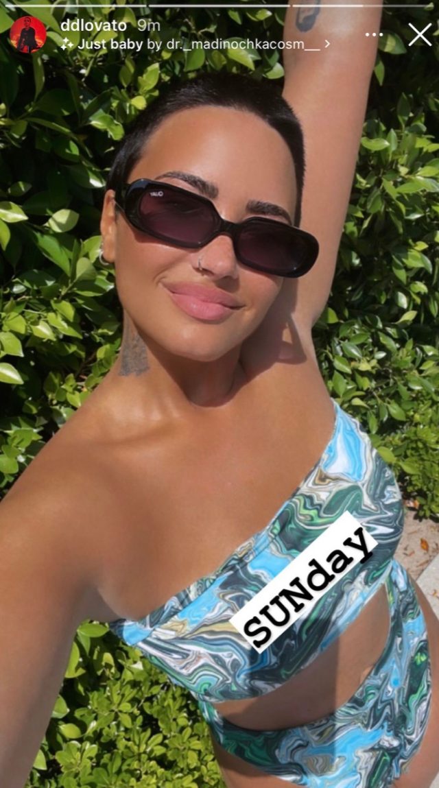 demi lovato bathing suit 2022