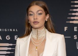 Gigi Hadid in Bathing Suit Says "Hi" From New York