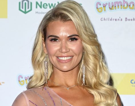 Christine McGuinness in Bathing Suit Says “Thank You”