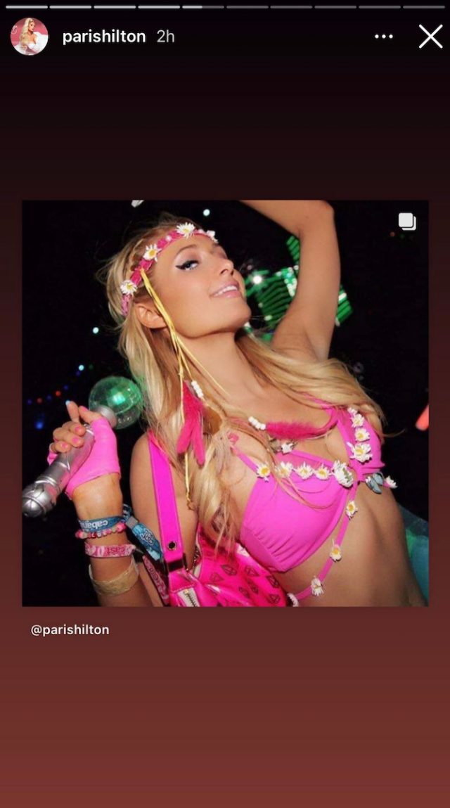 Paris Hilton in Bathing Suit Says Hi Dancing — Celebwell