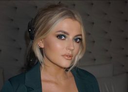 Lucy Fallon in Bathing Suit Says "Ur Sweet"