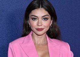 Sarah Hyland in Bathing Suit Says "Thank You"