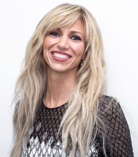 Debbie Gibson In One-Piece Workout Gear Says “Stay Gold”