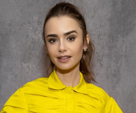 Lily Collins in Bathing Suit Gives "First Look at Emily in Paris"