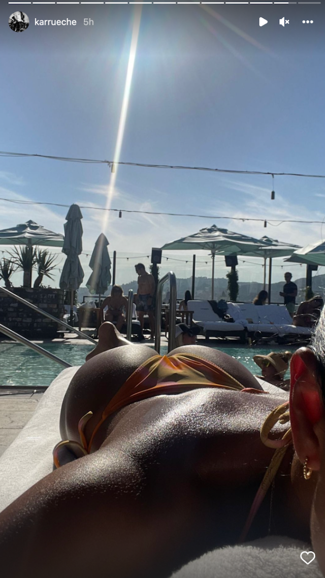 Karrueche Tran in Bathing Suit Shares a Selfie — Celebwell