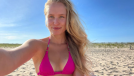 Sailor Brinkley Cook In Sparkly Two-Piece Has “New York Minute”