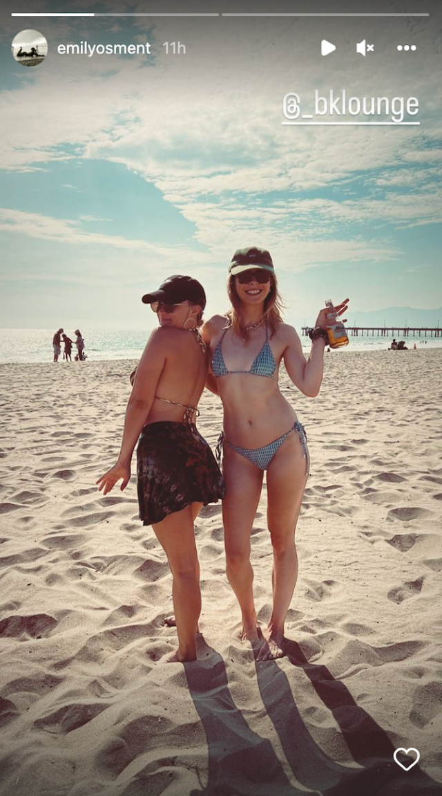 amount Ship shape equality Emily Osment in Bathing Suit Says Hi From the Beach — Celebwell