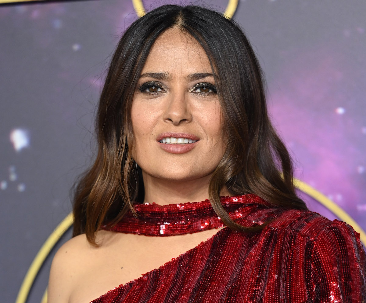 Salma Hayek in Bathing Suit Says 