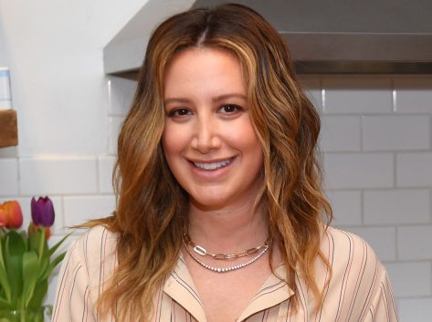 Ashley Tisdale in Bathing Suit is "So Grateful"