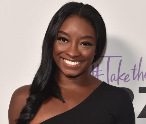 Simone Biles in Bathing Suit Says Hi From “Bahamas”