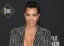 Kourtney Kardashian in Bathing Suit Says "Calm Down"