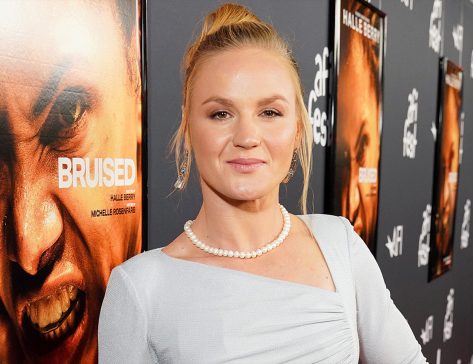 Valentina Shevchenko in Bathing Suit is in “Issyk Kul Lake”