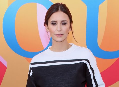 Nina Dobrev in Bathing Suit Says Happy Birthday to Shaun White