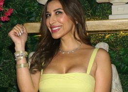 Sophie Choudry in Bathing Suit Takes a "Night Swim"