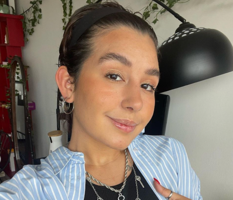 Romi Marcos in Bathing Suit Says “Save Me”