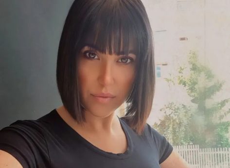 Claudia Ruggeri in Bathing Suit is a Heart on Fire