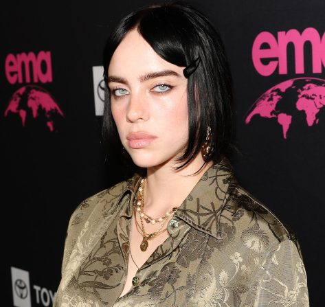 Billie Eilish in Bathing Suit Shares a Swimming Selfie