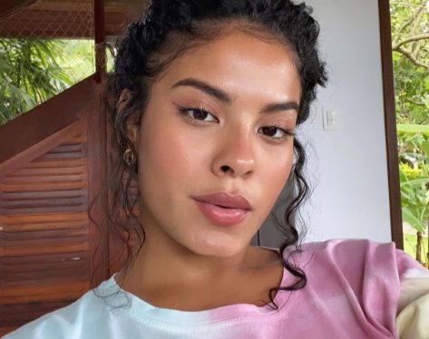 Bella Campos in Bathing Suit is in “Carioca”