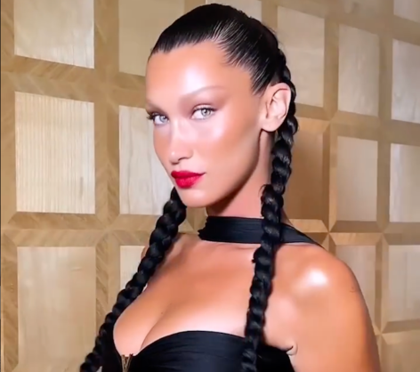 Bella Hadid in Bathing Suit Says "Happy Birthday"