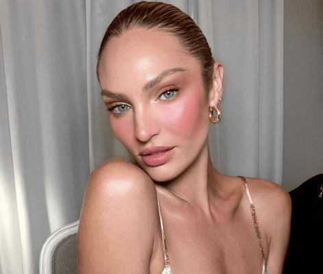 Candice Swanepoel in Bathing Suit Wants to "Stay All Day in the Sun"