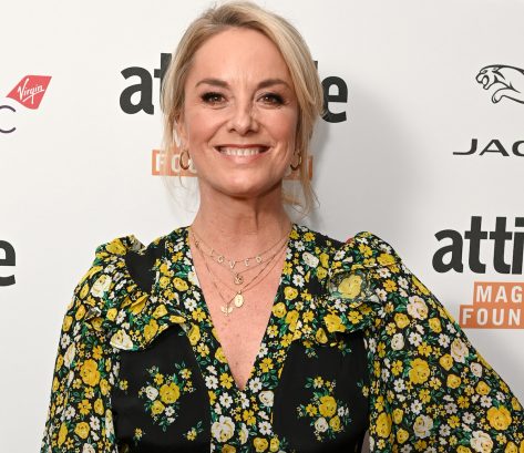 Tamzin Outhwaite in Bathing Suit Enjoys Her “Mindfulness Practice”