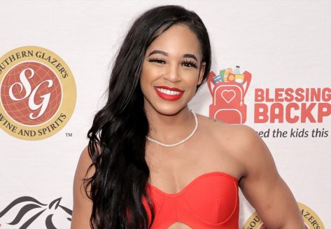 Bianca Belair in Bathing Suit is "Leaning Up"