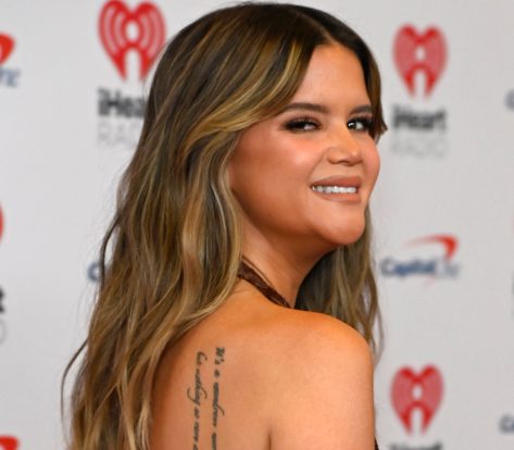 Maren Morris in Bathing Suit Celebrates “3 Grammy Nominations”