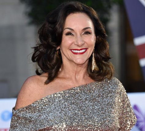 Shirley Ballas in Bathing Suit Says “Thank You”