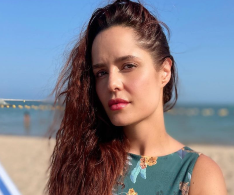 Ana Lucía Domínguez in Bathing Suit is “Learning From the Best”