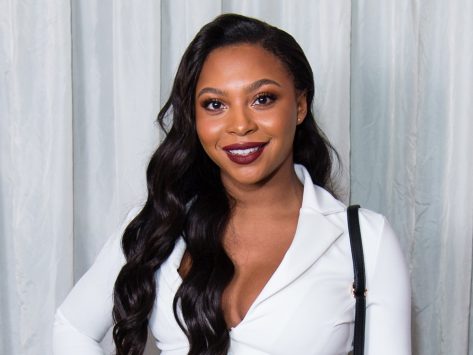 Samira Mighty in Bathing Suit Takes a “Late Night Dip”