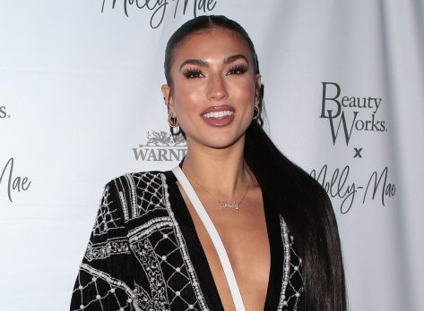 Emily Faye Miller in Bathing Suit Says “It’s Snow Joke Outside”