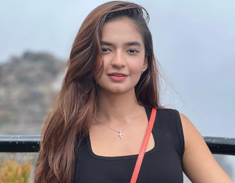 Anushka Sen in Bathing Suit Says “Just Keep Swimming”