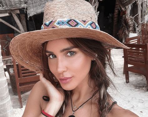 Fran Undurraga in Bathing Suit Says “How Nice it is”