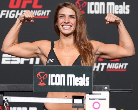 Mackenzie Dern in Bathing Suit is "Missing the Warm Sun"