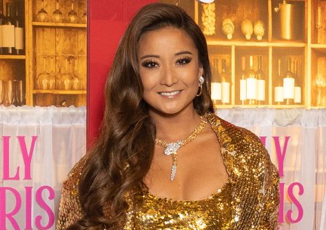 Ashley Park in Bathing Suit is With “Friends in Paris”