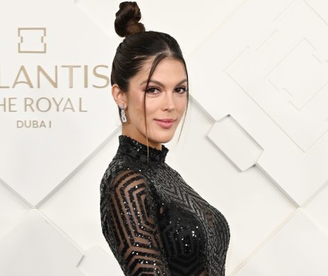 Iris Mittenaere in Bathing Suit Enjoys “Friends and Rosé”