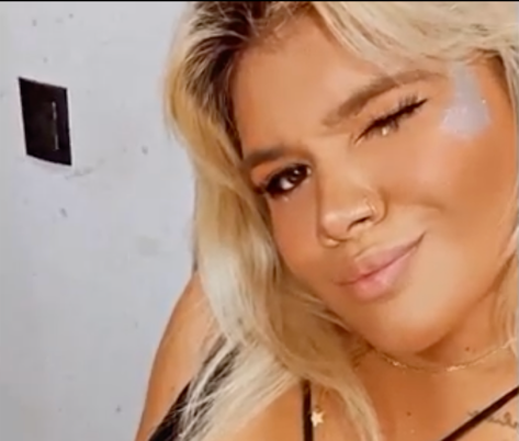 Morena Rial in Bathing Suit Says “Jaja”