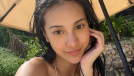 Anya Geraldine in Bathing Suit Says "Kinda Miss the Sun"