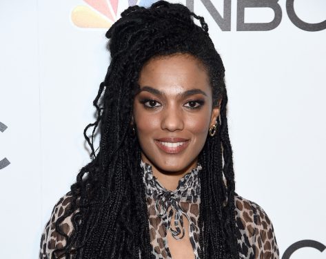 Freema Agyeman in Bathing Suit Says “Dare to Have a Life”