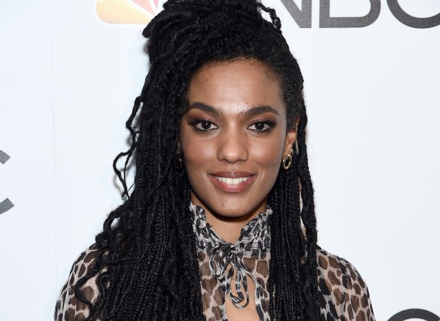 Freema Agyeman in Bathing Suit Says "Dare to Have a Life"