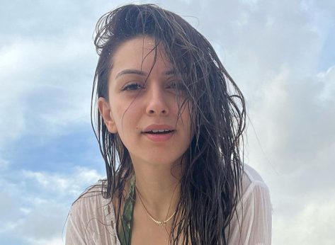 Hansika Motwani in Bathing Suit is “Lost at Sea”