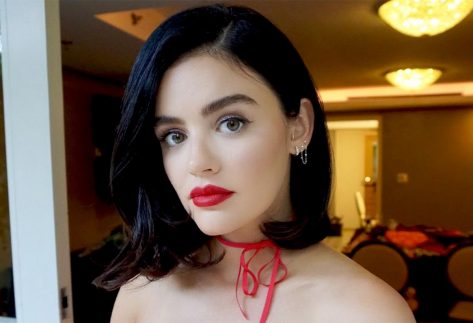 Lucy Hale in Bathing Suit is “So Grateful”