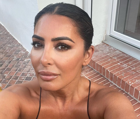 Laila Rouass in Bathing Suit Says “Here’s to Life”