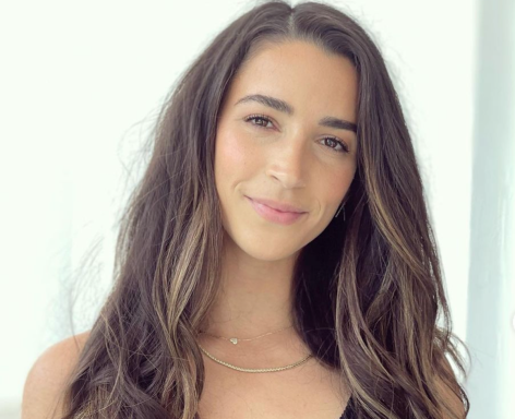 Aly Raisman in Bathing Suit is “Matching”