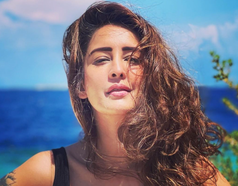 Chahatt Khanna in Bathing Suit Says “Sun Shine on Me”