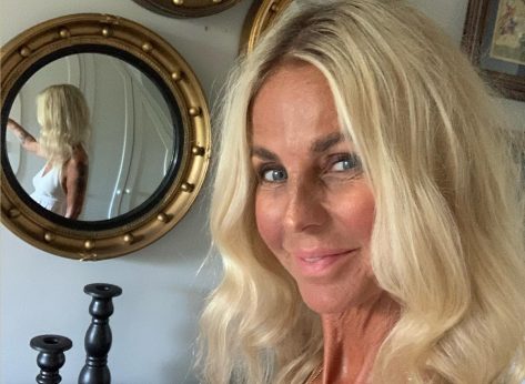 Ulrika Jonsson in Bathing Suit Says “Sun’s Out”