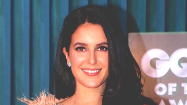 Actress Isabelle Kaif poses on the red carpet of 10th
