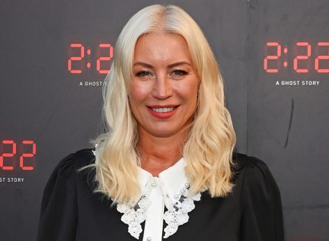 Denise Van Outen in Bathing Suit Has “Birthday Celebration”