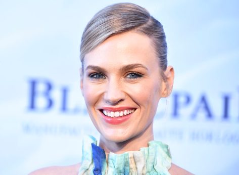 January Jones in Bathing Suit is “Super Gorgeous”